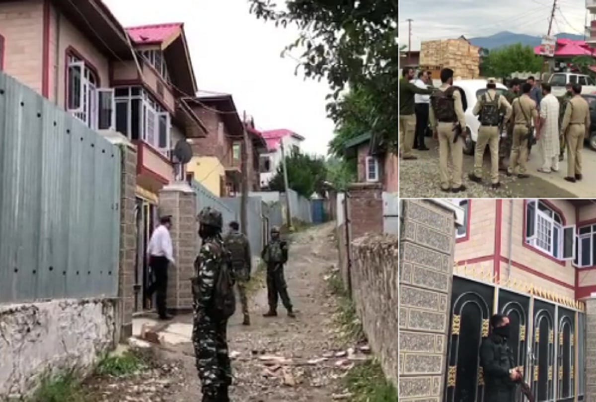 National Investigation Agency raids underway at four locations in Baramulla at jammu and Kashmir