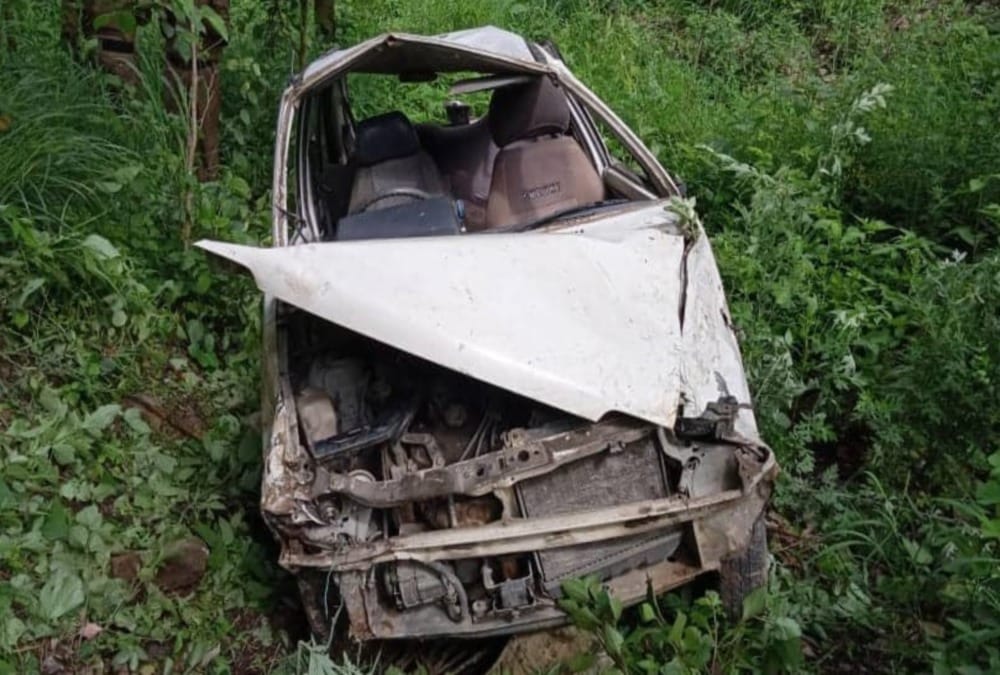Car Accident due to steering lock in tehri mama bhanji death
