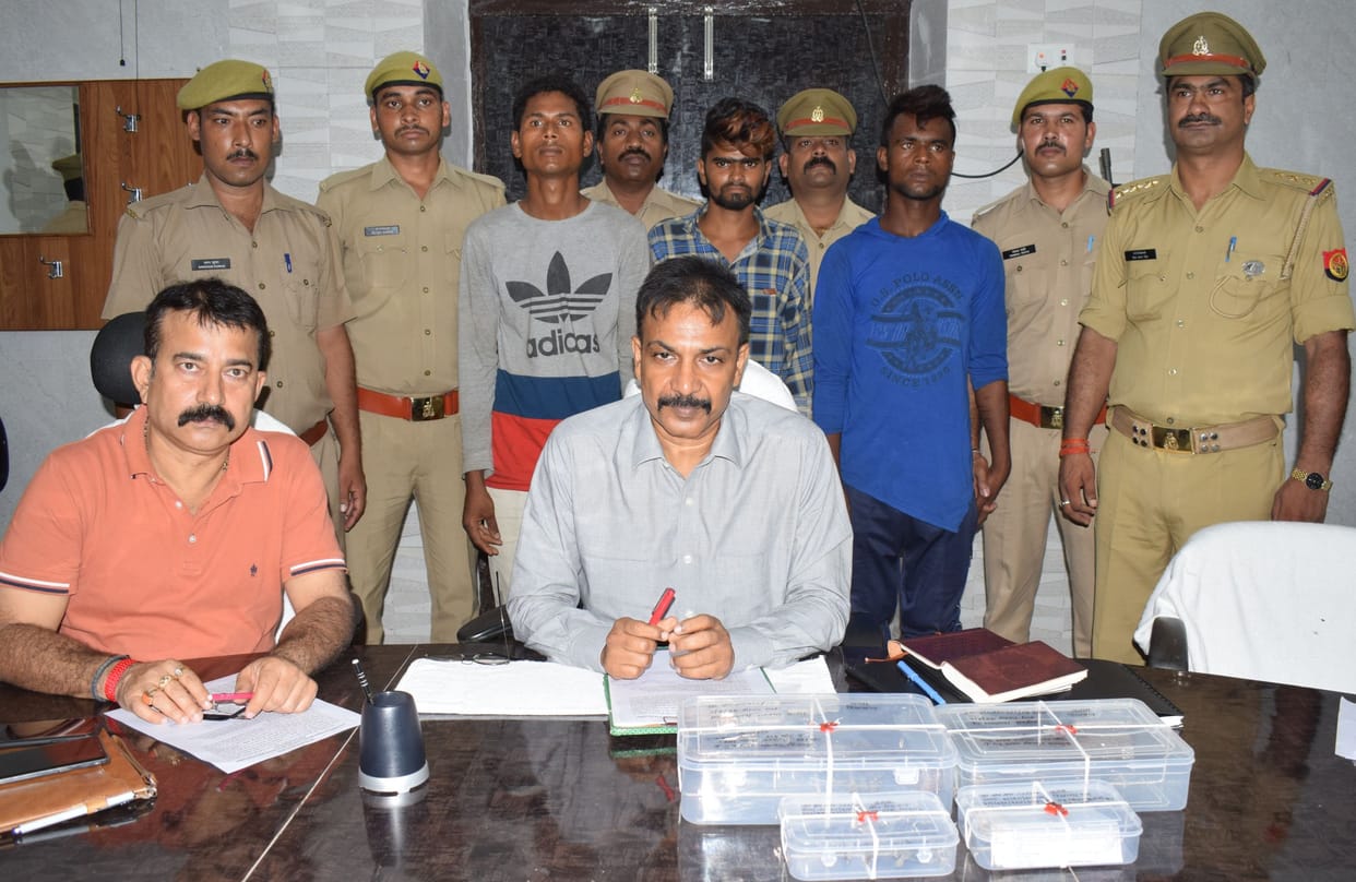 4 arrested with 7 theft byke