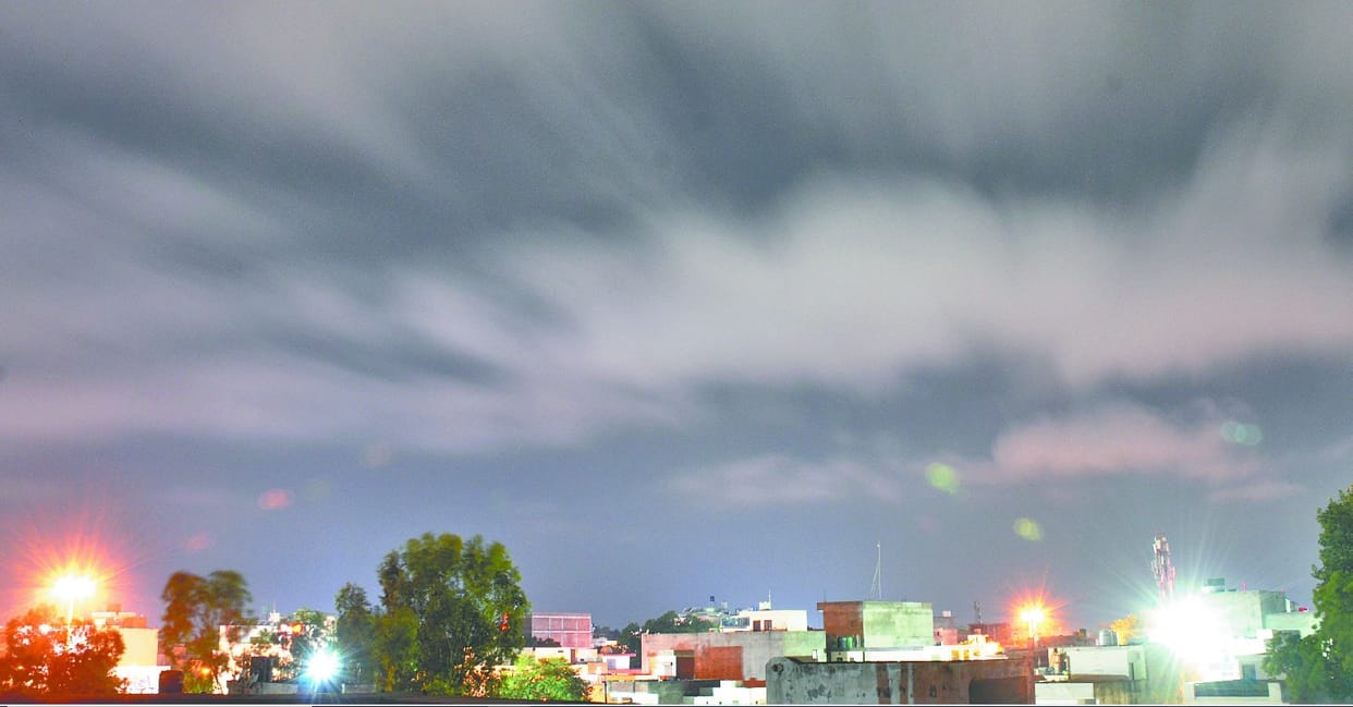 heavy rain in karnal