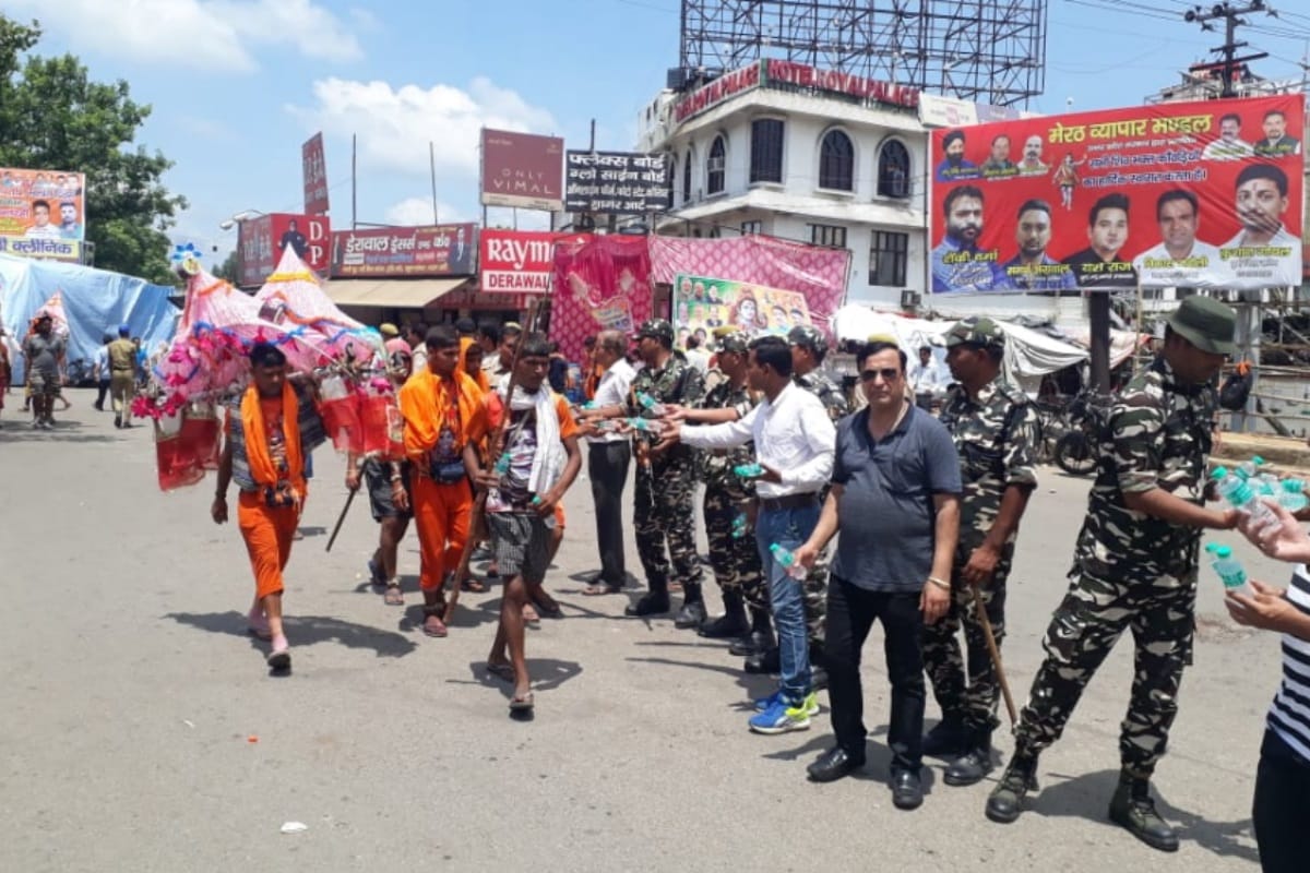 Kanwar Yatra 2019: Protection of the Kanwariyas with water, land and Air