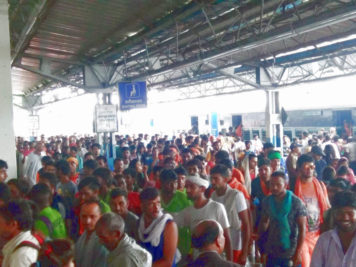 Three lakh pilgrims who arrived to visit Bholanath