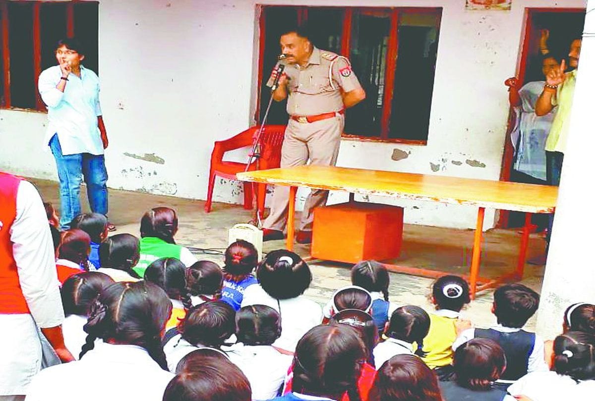 police team reached village after molestation complaint in agra