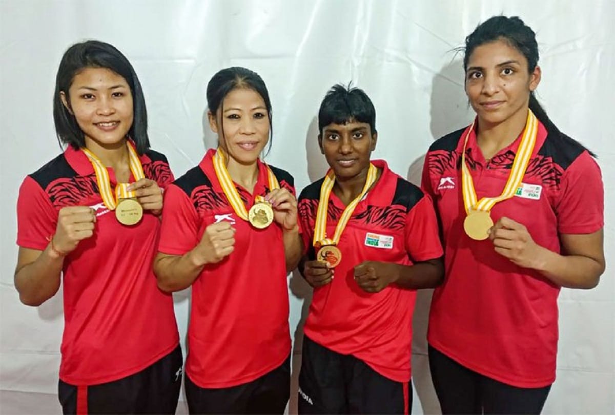 Mc Mary Kom wins gold medal in presidents cup 2019 final