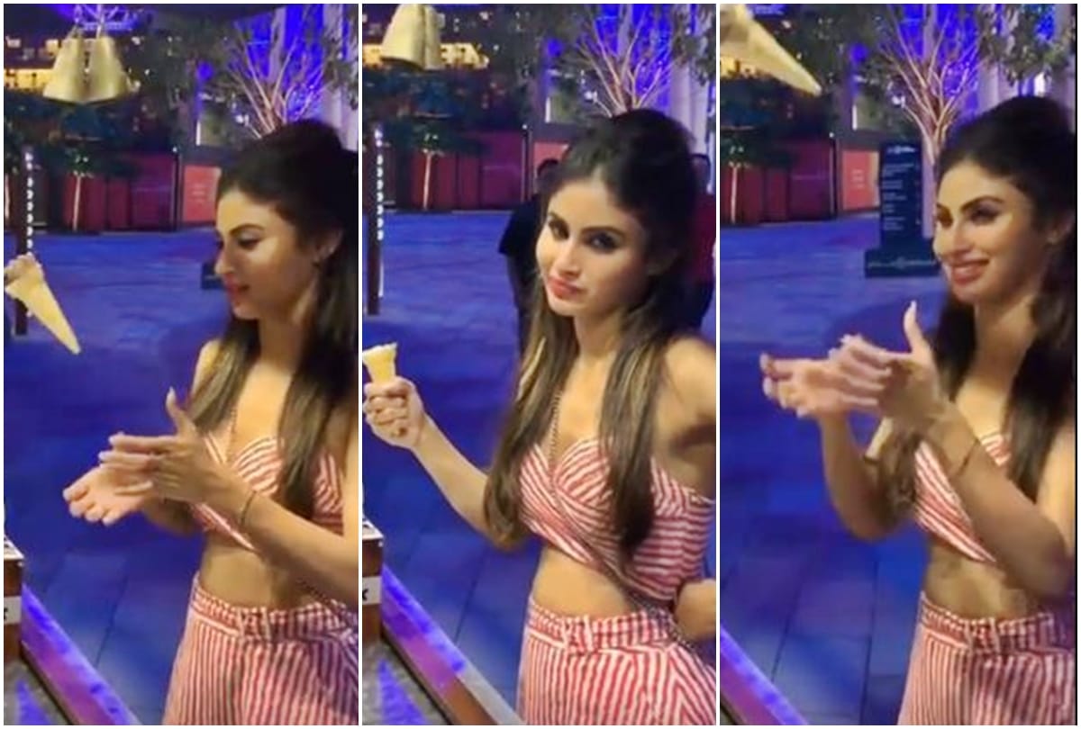 Bollywood actress Mouni Roy teased by Ice Cream Vendor instagram video is viral