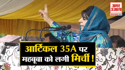Mehbooba mufti pdp leader said touching 35a will be like playing with explosive