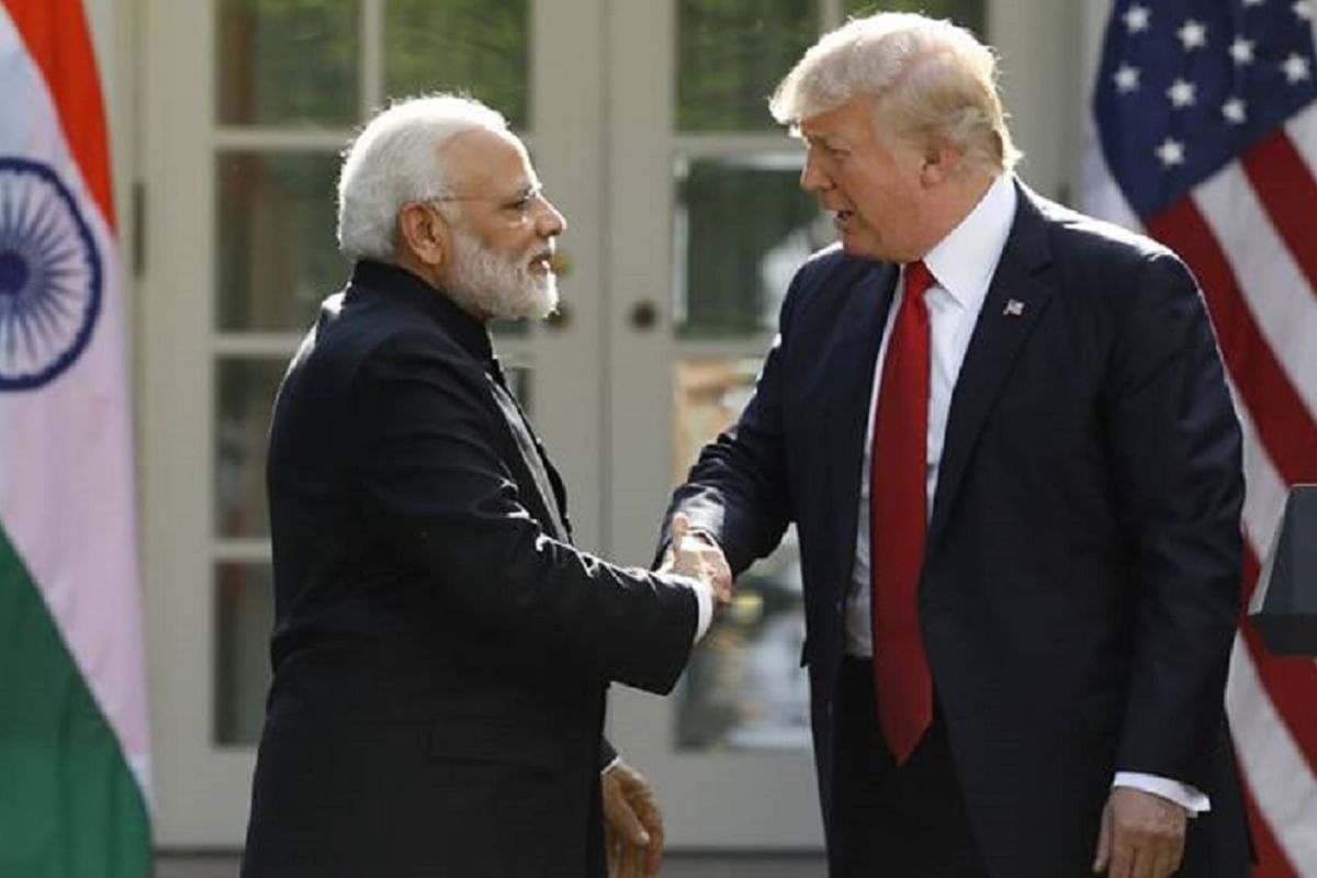 प्रधानमंत्री नरेंद्र मोदी और अमेरिकी राष्ट्रपति डोनाल्ड ट्रंप