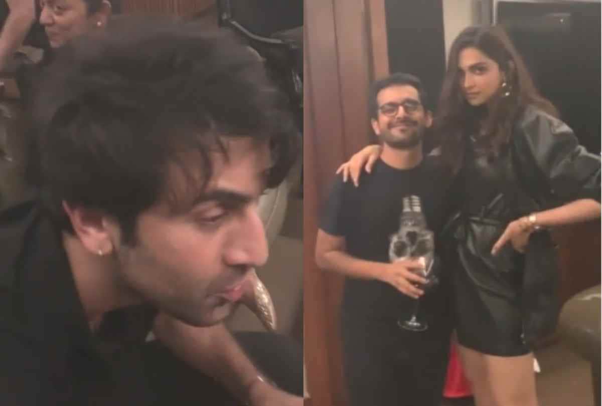 ranbir kapoor deepika padukone arjun kapoor malaika arora reached to karan johar party