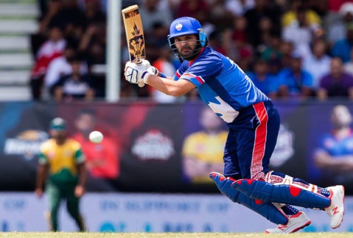 Yuvraj Singh stuns Pakistan Shadab Khan with flattest six in GT20 Canada