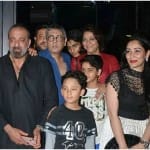 Sanjay Dutt along with family
