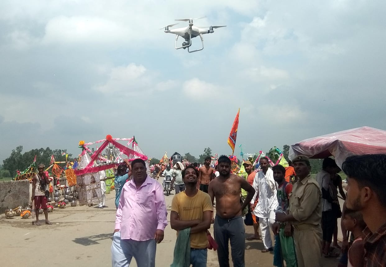 vigilence by drone cameras
