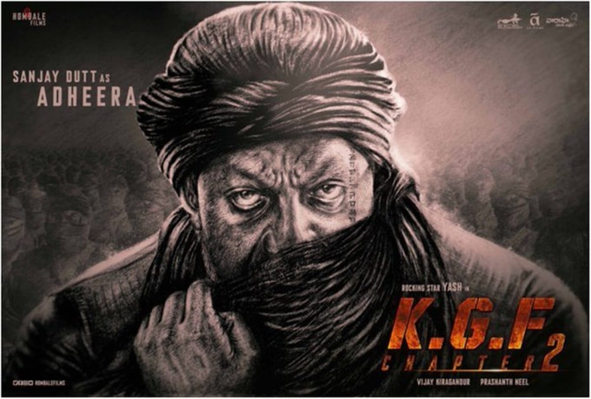 KGF: Chapter 2 Sanjay Dutt new poster is out actor killer look as Adheera