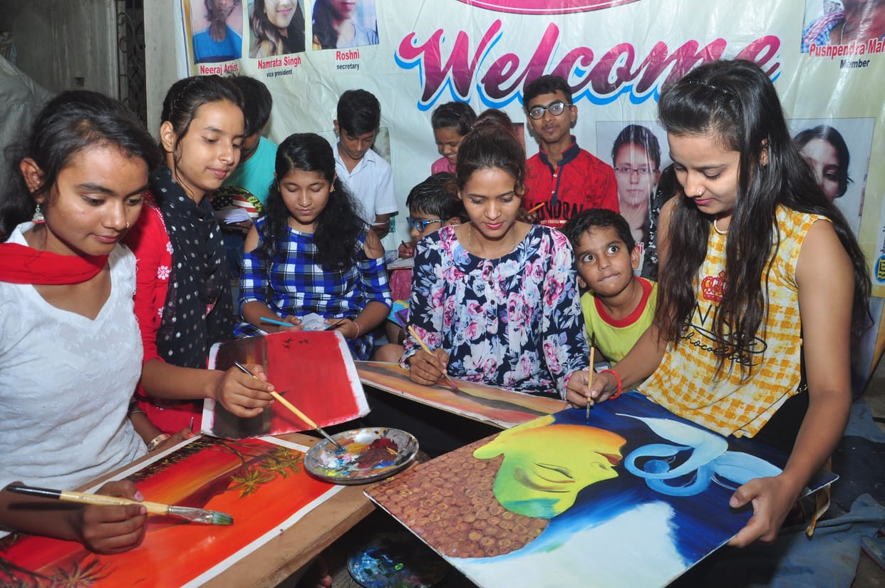 abhiprerna wins painting competition