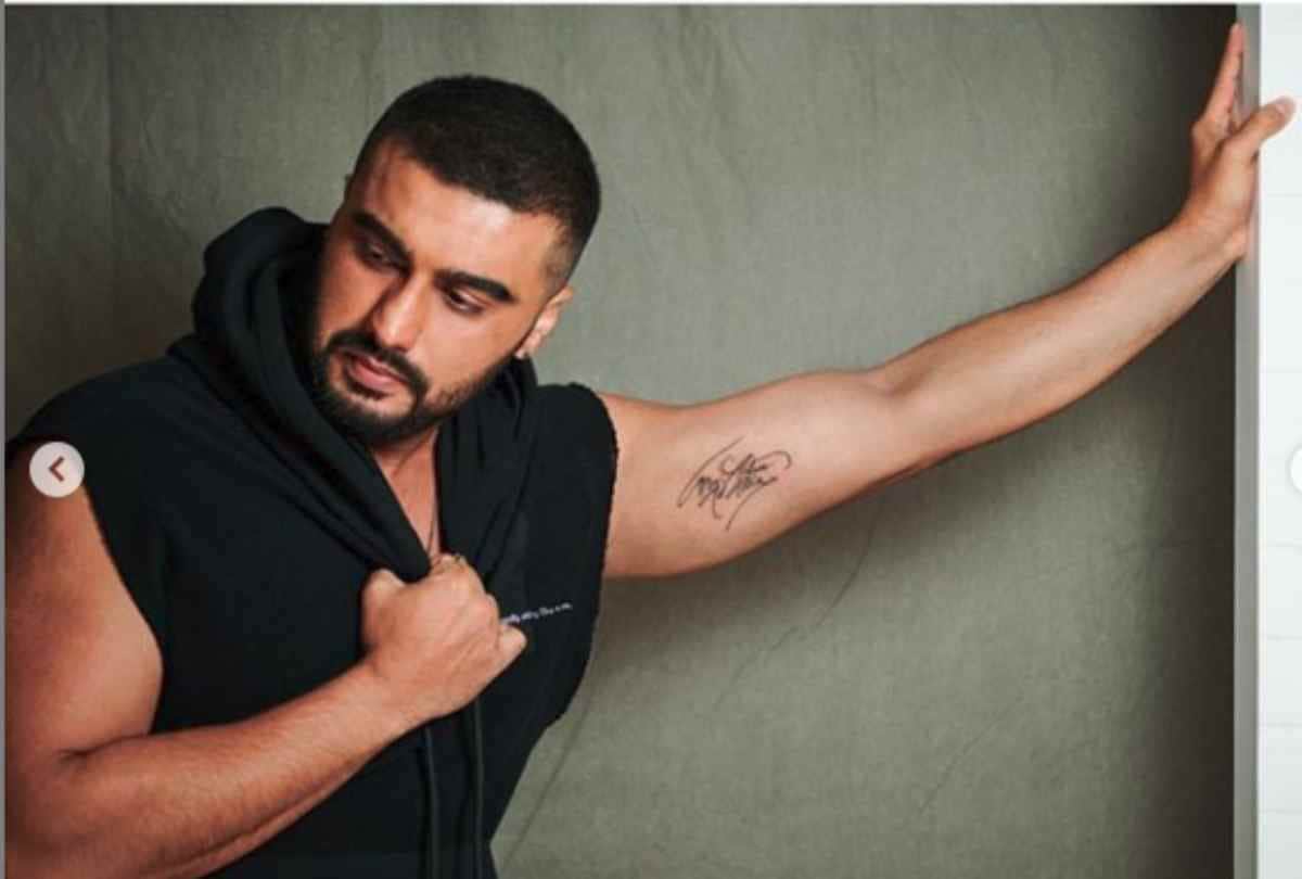 arjun kapoor new tattoo in his hand share photo