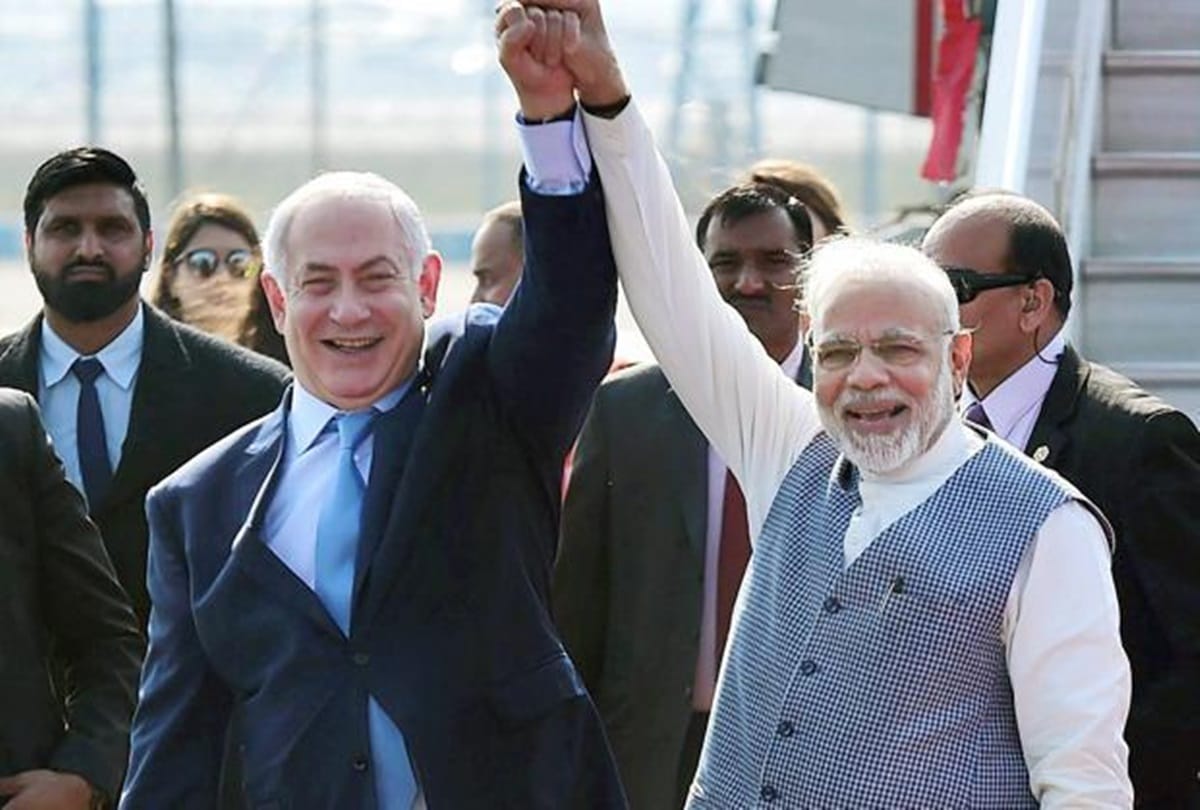Friendship Day, Israel tweets Benjamin Netanyahu and Narendra Modi Video