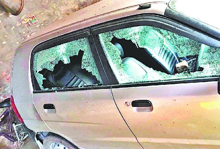 Intoxication Smugglers Firing On A House In Firozpur