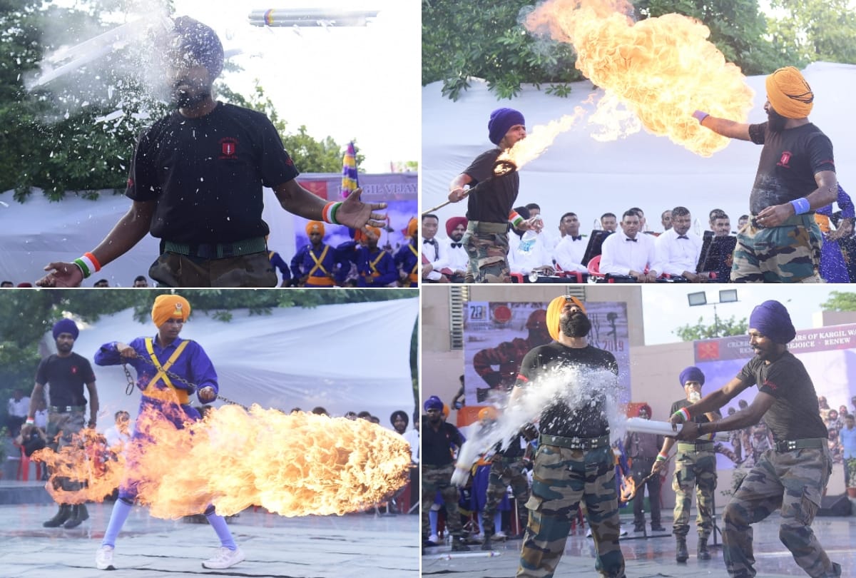 closing ceremony of kargil vijay diwas in lohia park of lucknow
