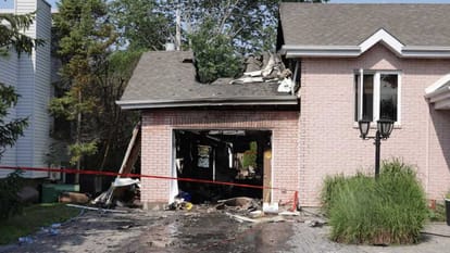 Electric SUV blast in Hyundai Kona garage, car battery pack catches fire