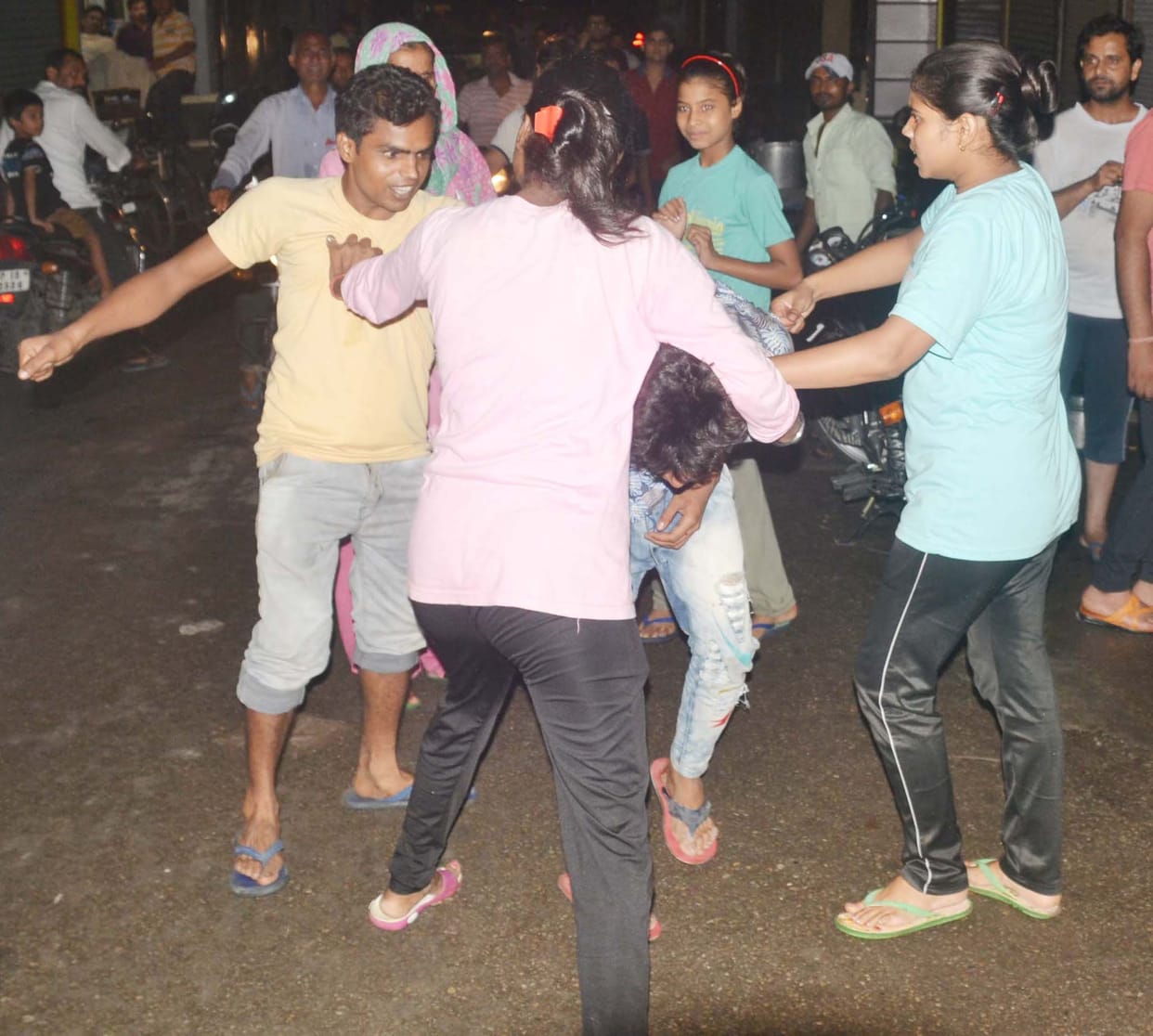 eve teasing with yong woman