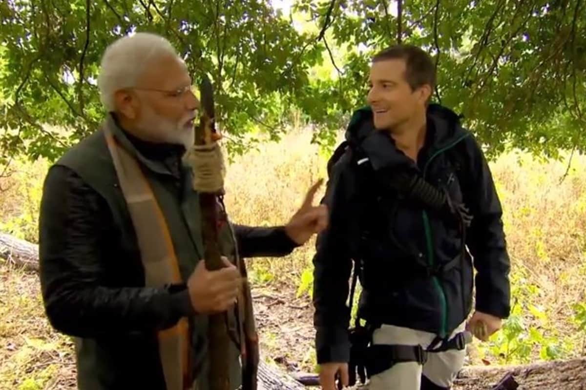 actor ayushmann khurrana praise Prime Minister Narendra Modi video of Man vs Wild with Bear Grylls