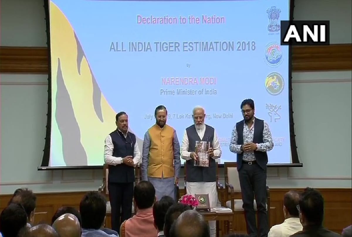 Prime Minister Narendra Modi releases All India Tiger Estimation 2018 on International Tiger Day