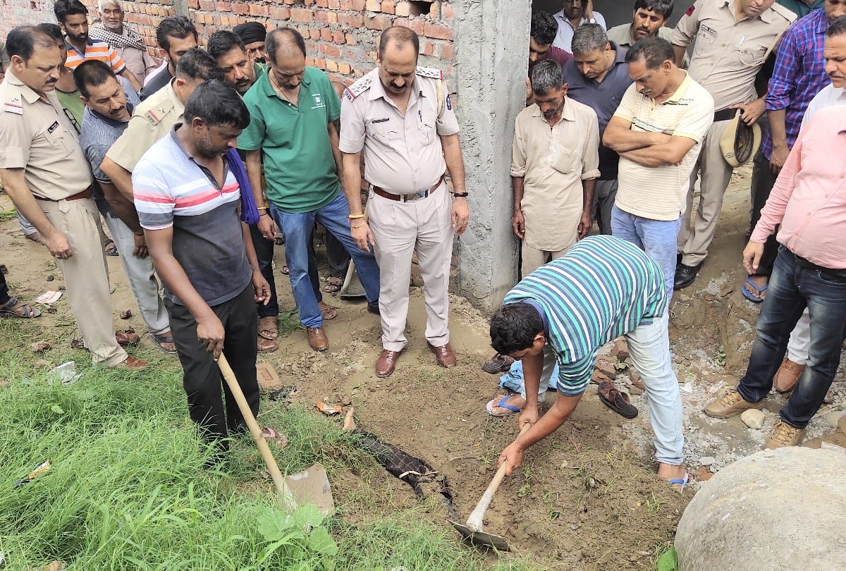 murder case in una dead body found buried in ground near national highway