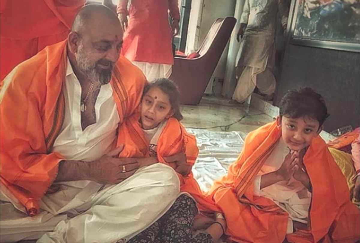 sanjay dutt share his son Shahraan Dutt says he is karate kid