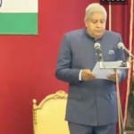 पश्चिम बंगाल के 28वें राज्यपाल के तौर पर शपथ लेते जगदीप धनखड़