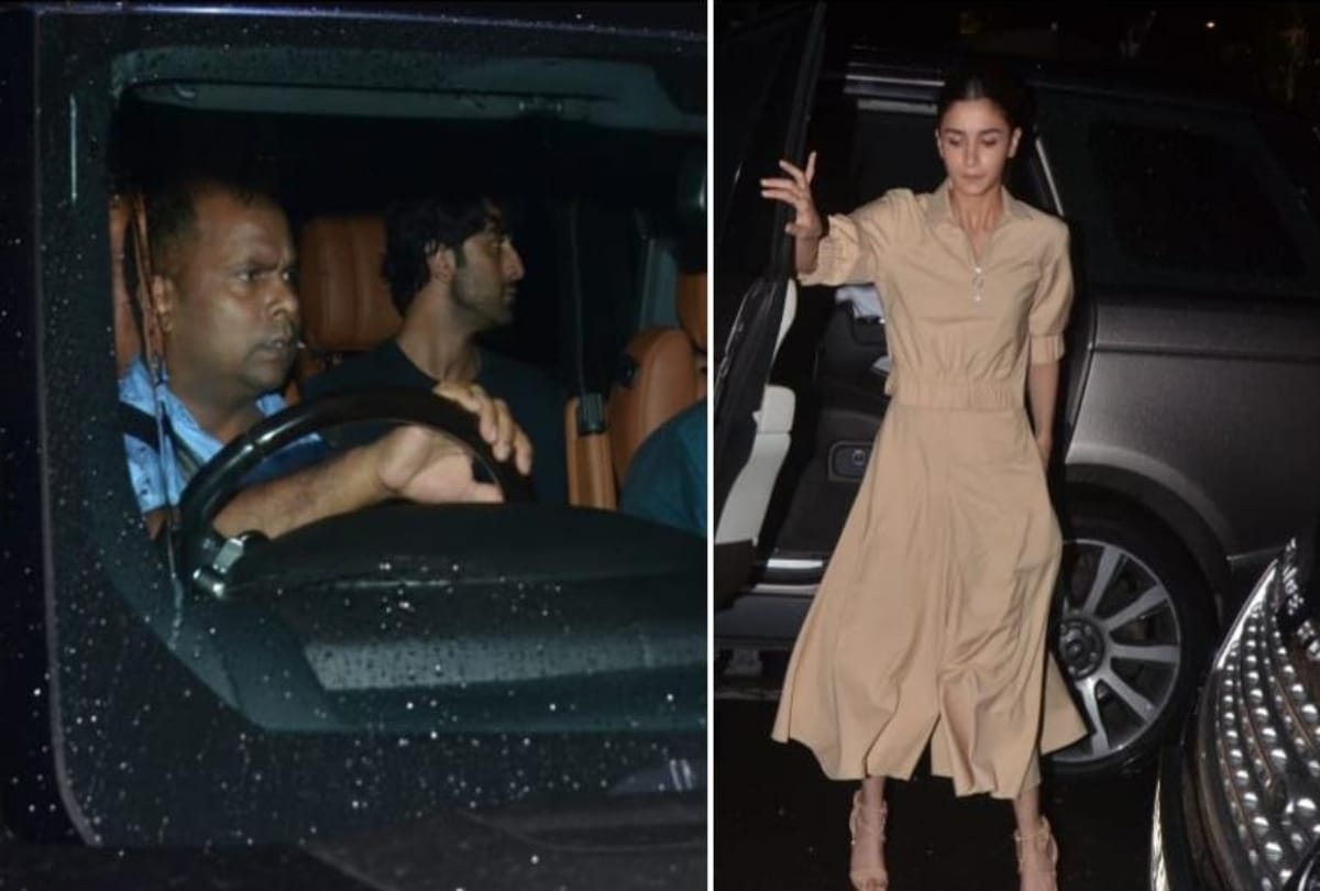 Alia Bhatt looks pretty in knee length beige dress