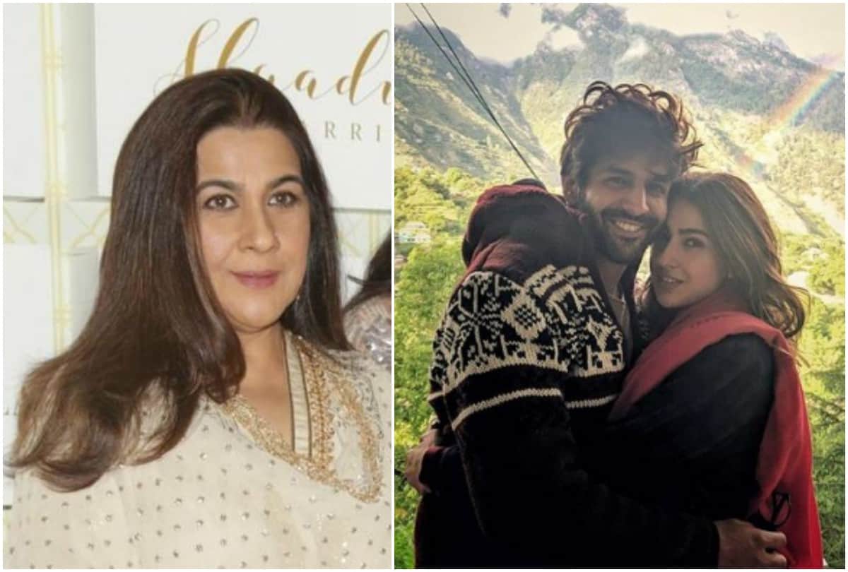 Rumours says Kartik Aaryan trying to impress Sara Ali Khan mother Amrita Singh