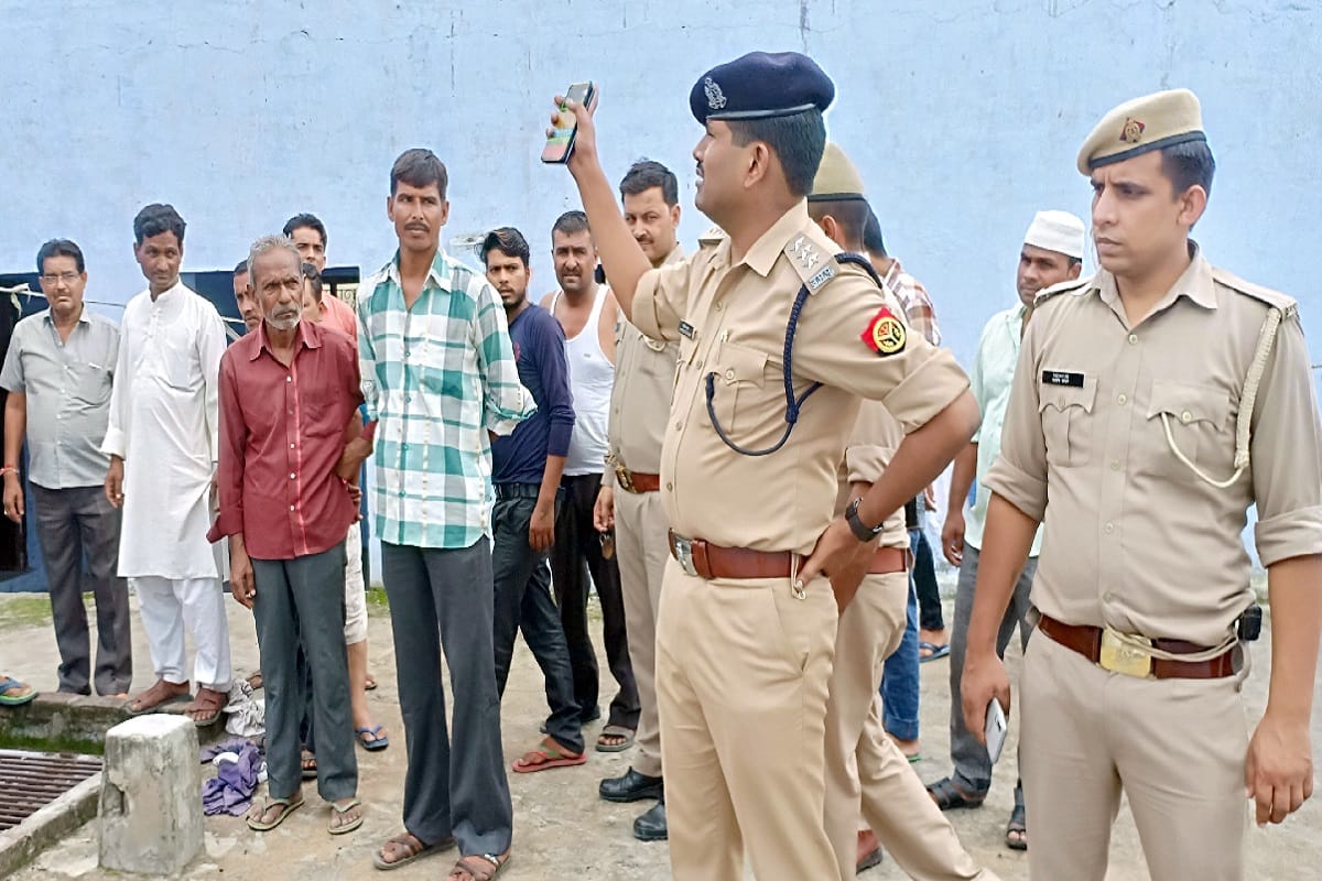 The fear of peoples after blast near a madarasa in Bijnor district