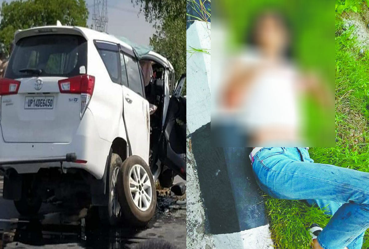 car accident on agra lucknow expressway in firozabad