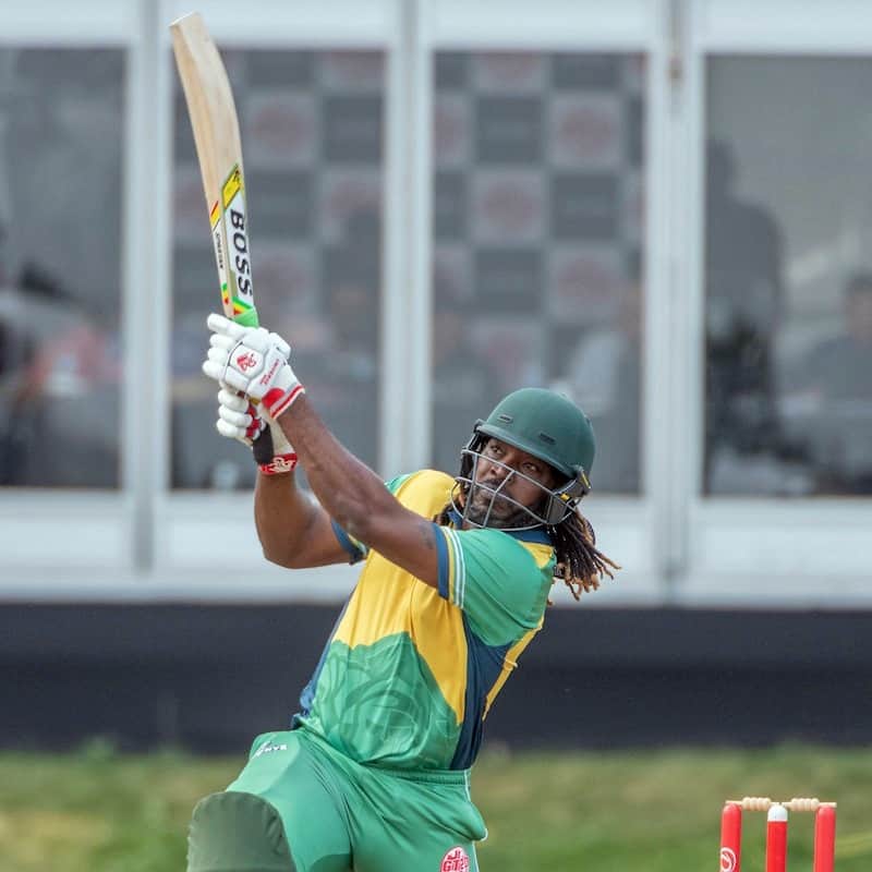 Chris gayle smashed century in just 54 balls with 12 sixes in G20 Canada league