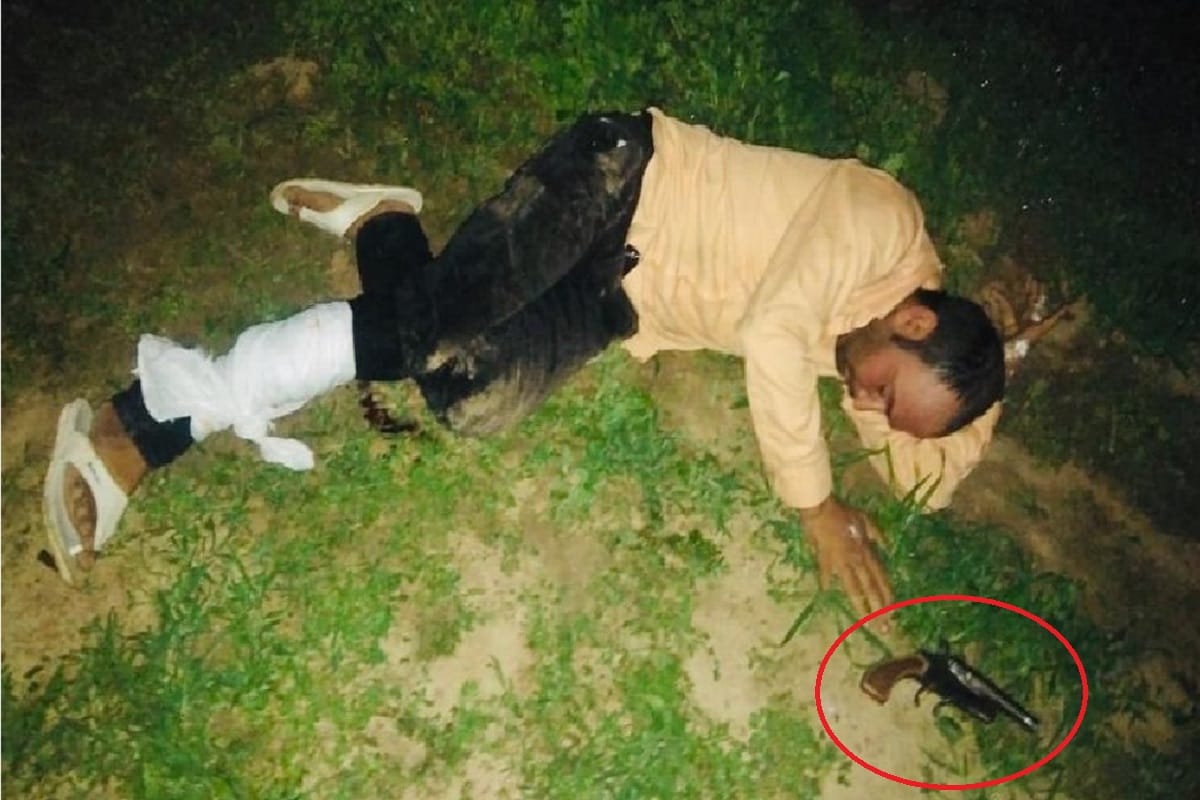 A Badmash injured in police encounter at Shamli district