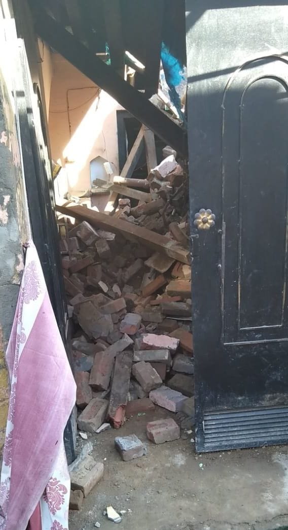 the house destroy, the mother and daughter drowned in the mahal villege