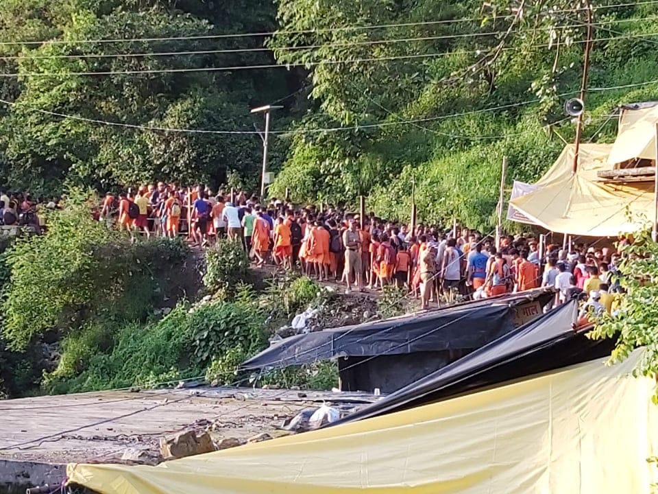 kanwad yatra 2019 Approx 35 lakh kanwadiya Gone to Neelkanth Mahadev Temple