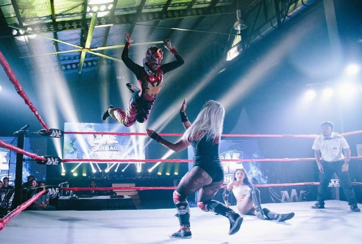 Malaysia first hijabi pro wrestler Nor Diana who fight with mens and womens too