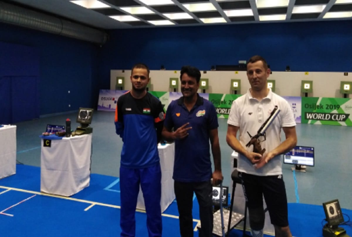 Rahul Jakhar and Manish Narwal created record in para shooting world cup