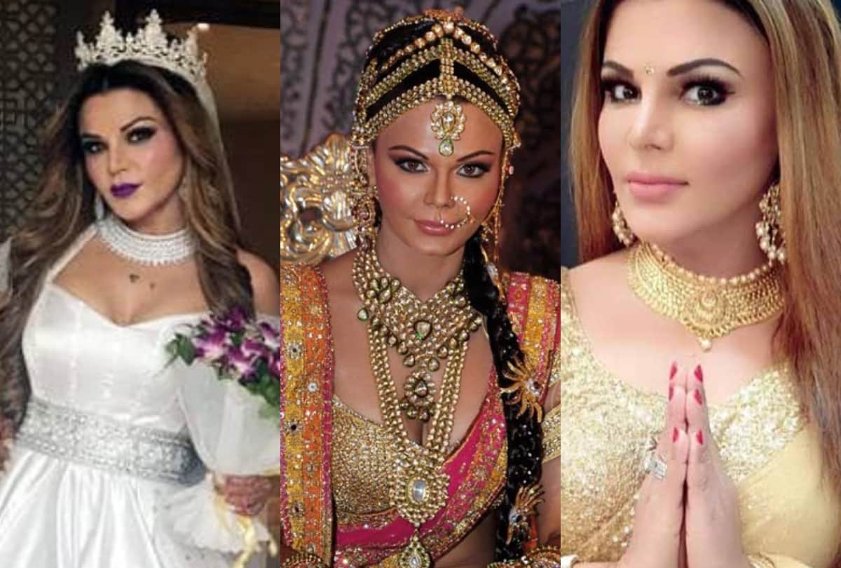 rakhi sawant celebrating her first karva chauth share video and then deleted