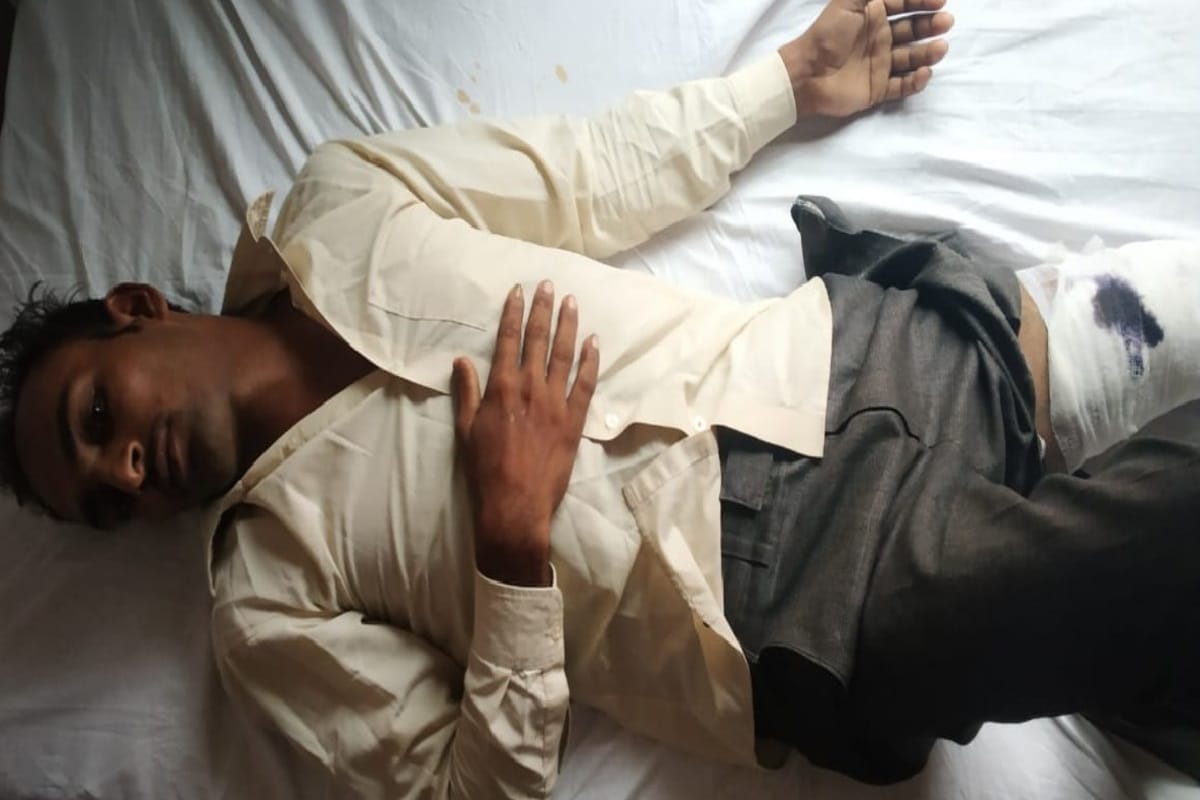 man died in a road accident after bike collide with tree in saharanpur