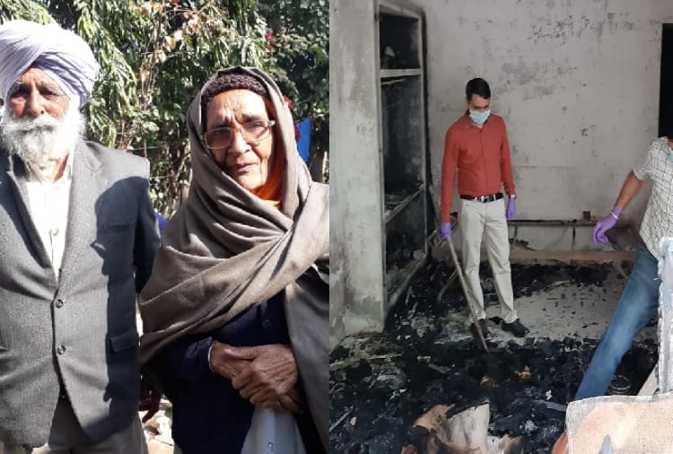 A Man Burnt alive Along With His Wife In Faridkot