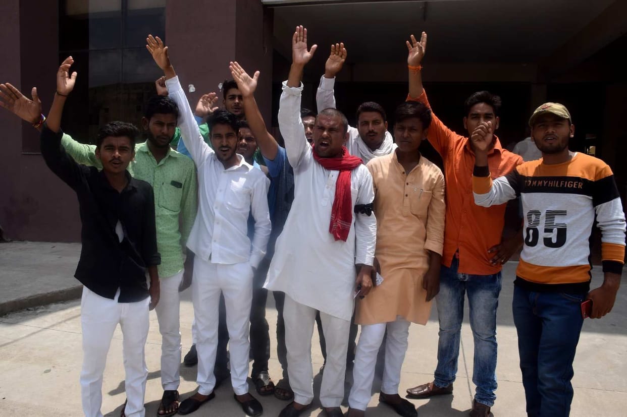 Candle march, fast against unnav rape case