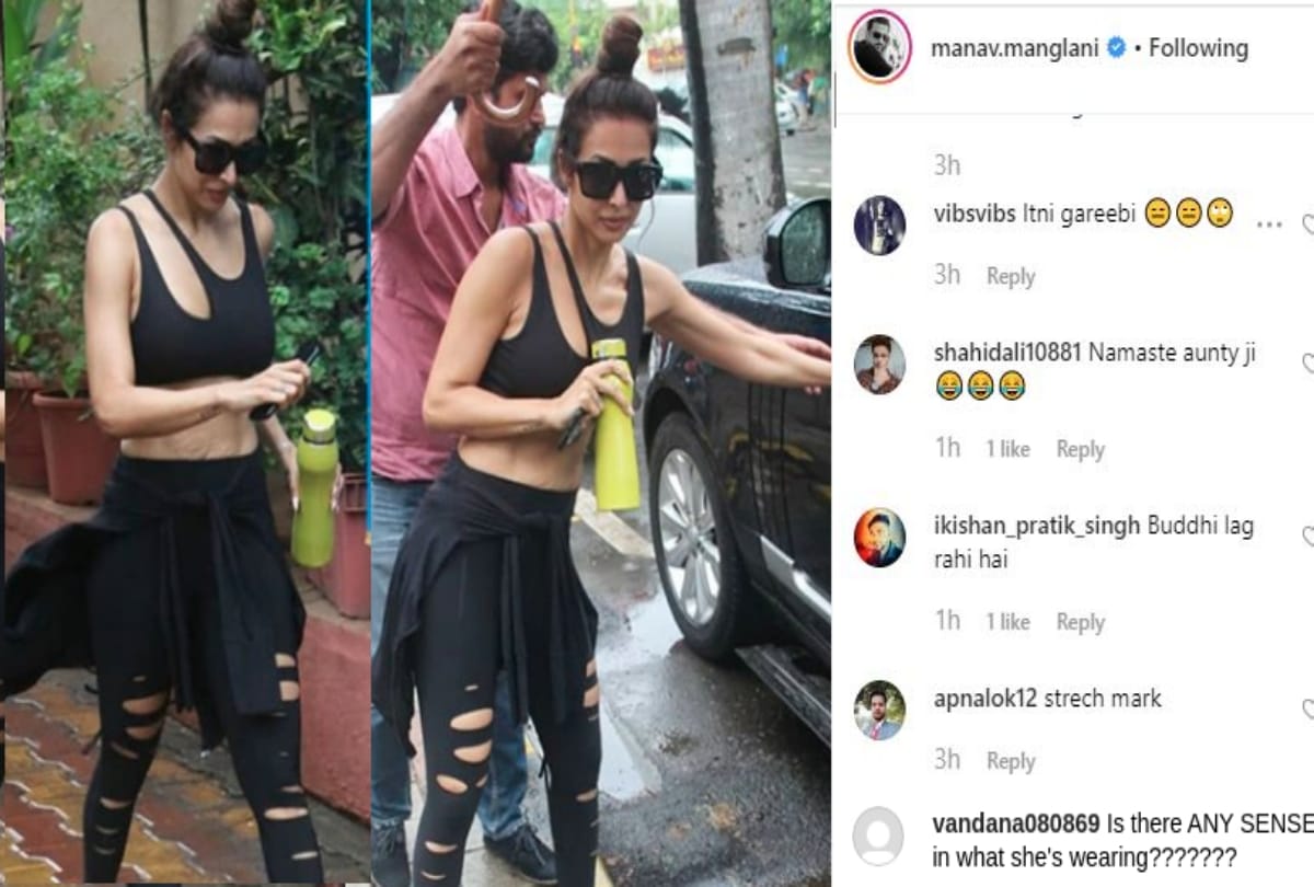 Malaika Arora trolled for her sensational black yoga wear