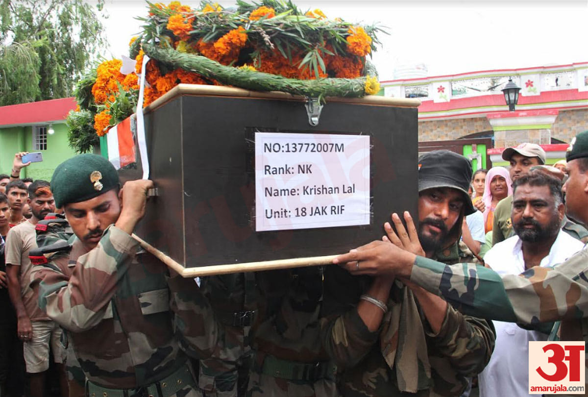 indian army jawan krishna lal martyred on india pakistan loc border ceasefire violation pallanwala