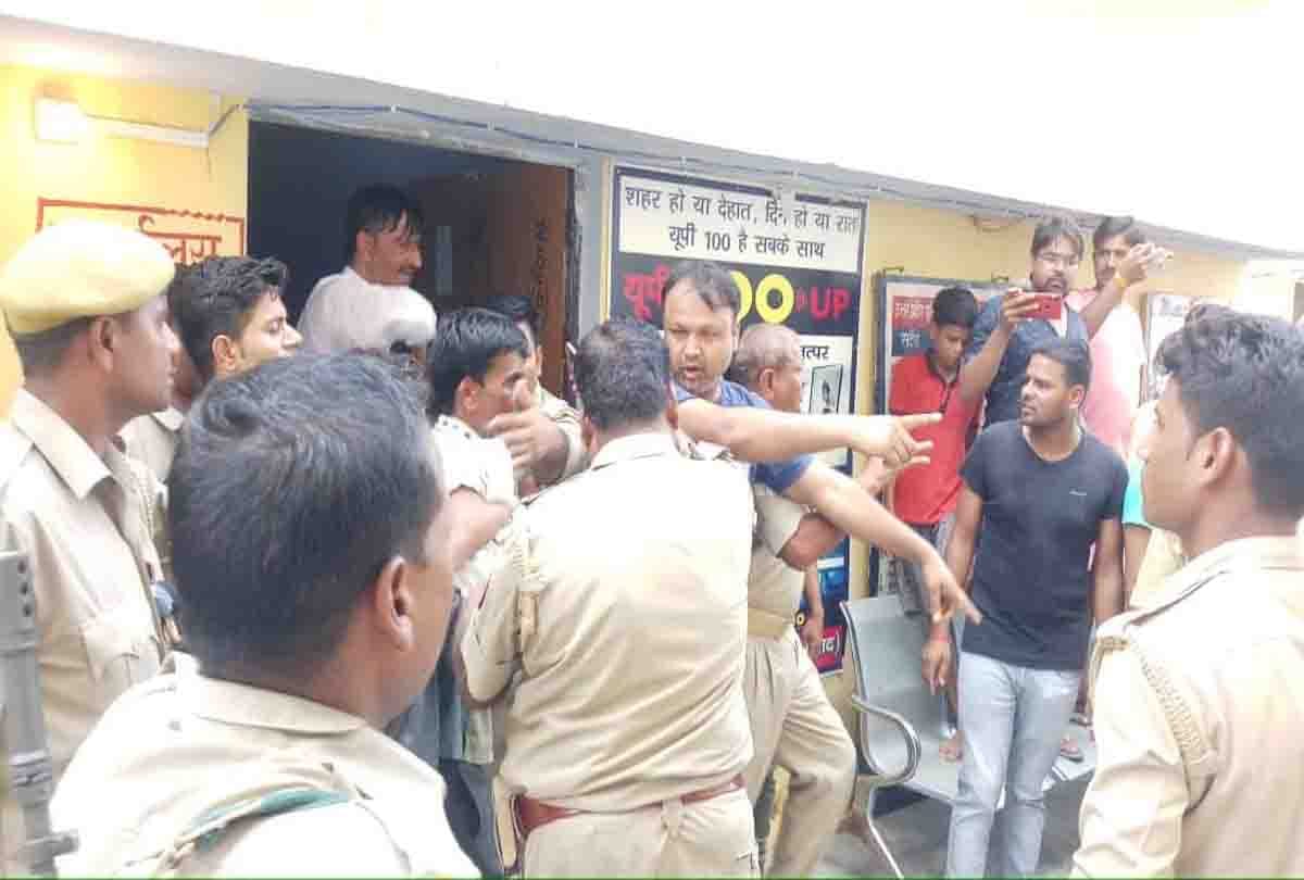 firing between Congress leader and district panchayat mem