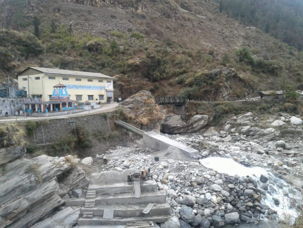 Small-scale hydropower project of the two-megawatt small hydropower project