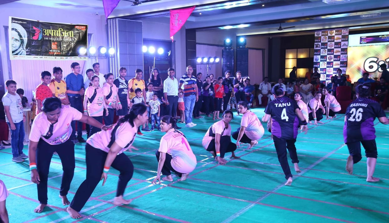 Aparajita 100 Million Smiles kho kho competition in mathura