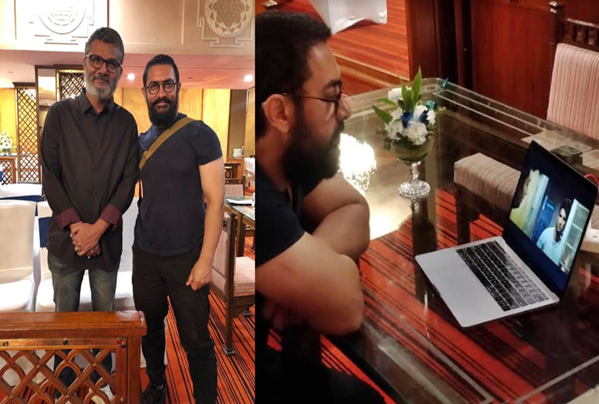 aamir khan leaked photo from laal singh chaddha here users reaction
