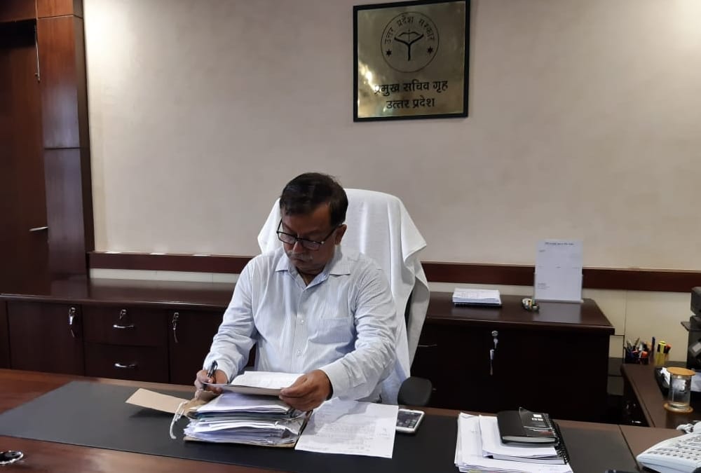Avanish Awasthi takes charge of chief secretary home of Uttar Pradesh.