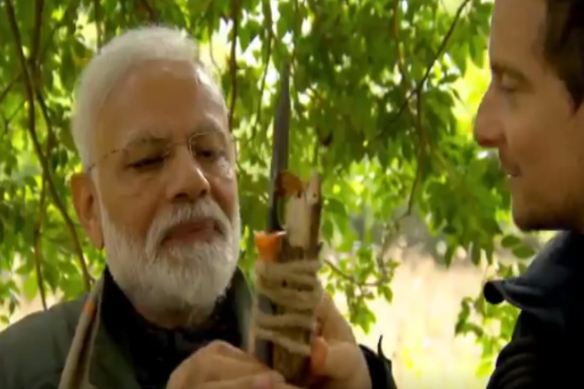 Bear grylls had shot Man Versus Wild with PM Narendra Modi in this district of UP